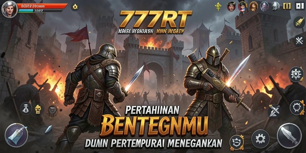 Tampilan screenshot gameplay tower defense yang menegangkan di 777RT.