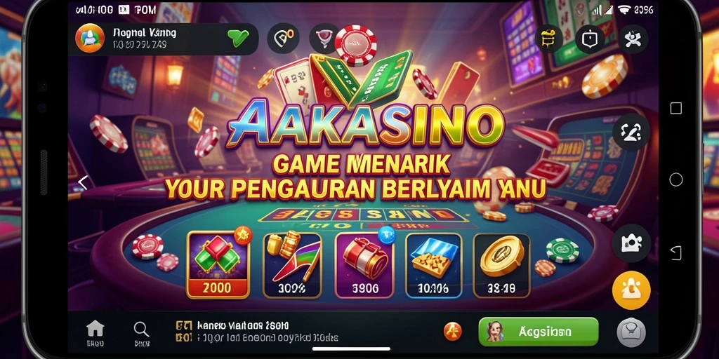 Tampilan gameplay AAKASINO yang menakjubkan dan seru.