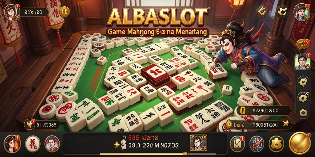 Tampilan gameplay ALBASLOT dengan unik dan menantang.