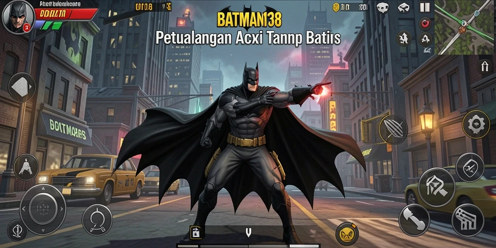 Tampilan intens dari gameplay <strong>BATMAN138</strong> yang penuh aksi.