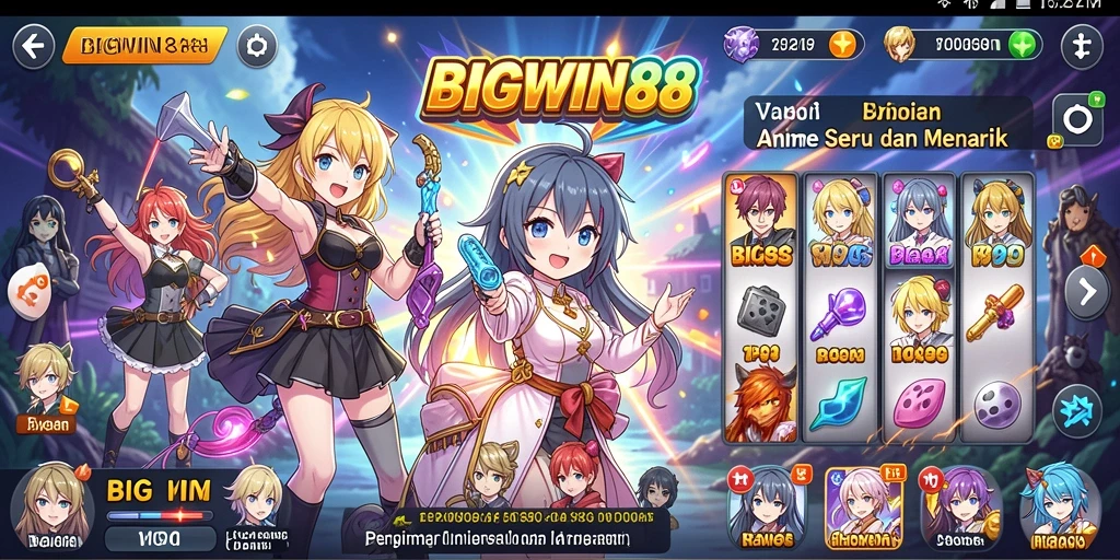 Gameplay menyenangkan dengan karakter anime ikonik dan misi seru.