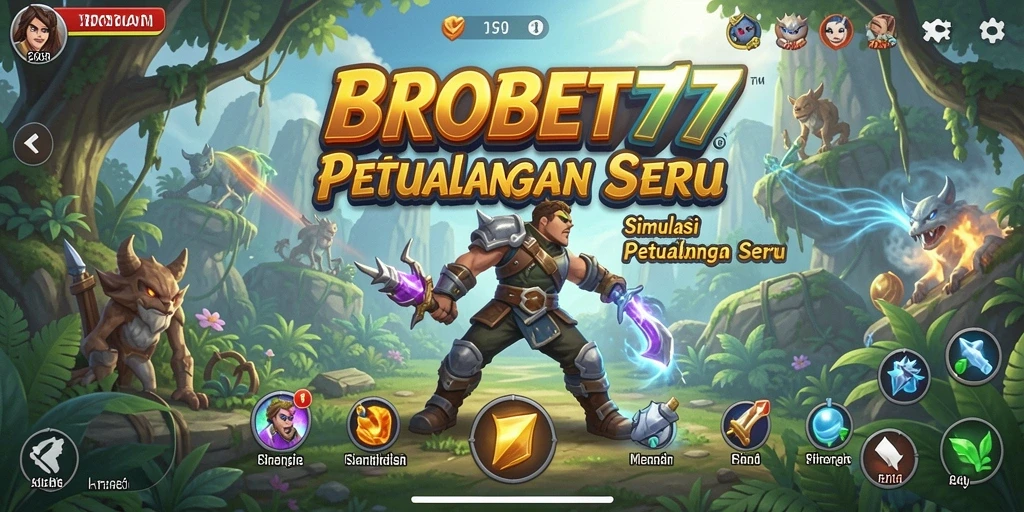Tampilan gameplay BROBET77 yang mengesankan dan interaktif.