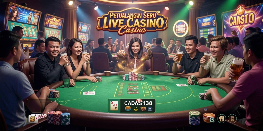 Tampilan luar biasa dari gameplay Live Casino di CADAS138.