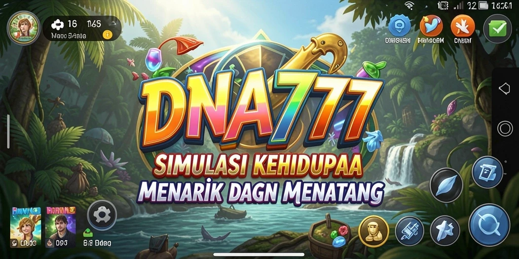 Tampilan menarik dari gameplay <strong>DNA777</strong> yang menampilkan interaksi karakter.