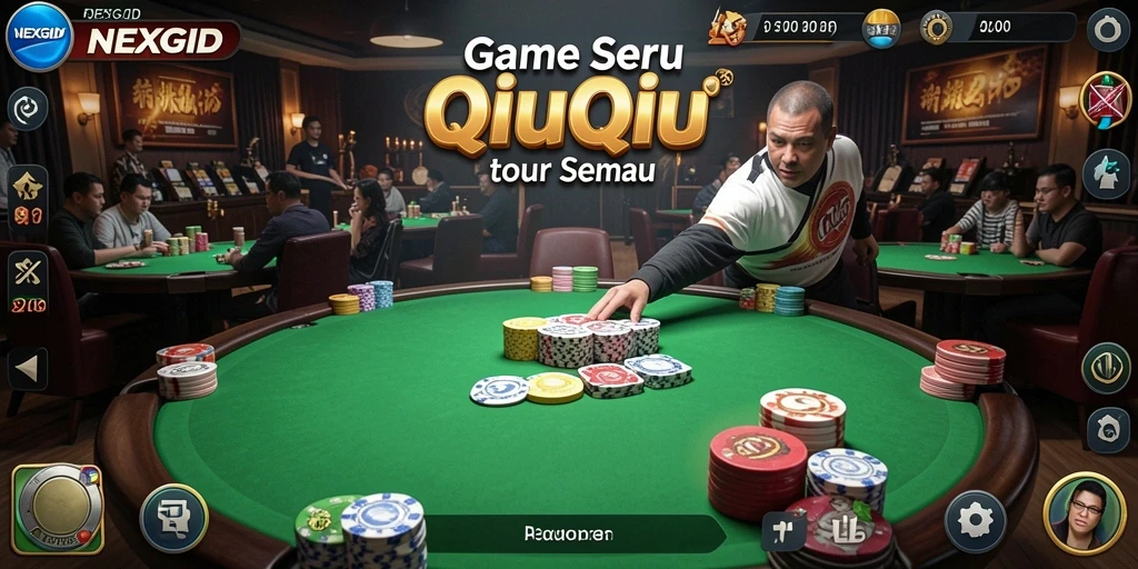 Gameplay QiuQiu yang seru dan mendebarkan di NEXGID.