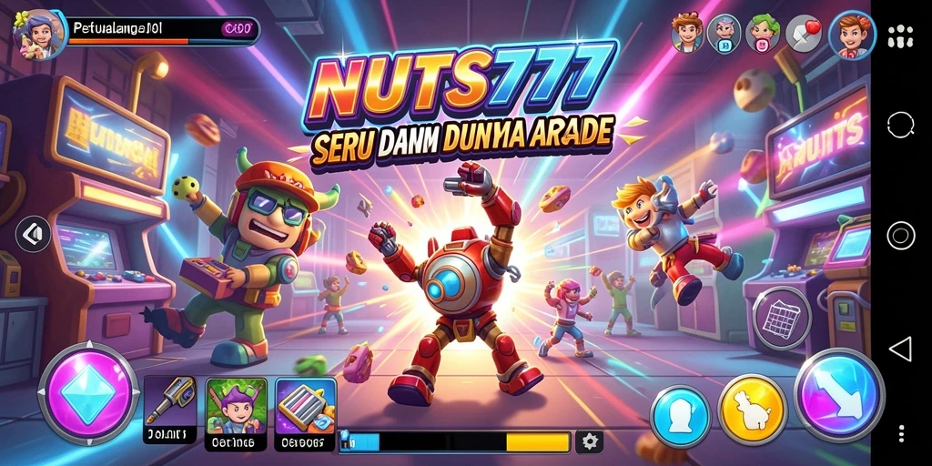 Gameplay seru dan menantang di NUTS777 dengan berbagai rintangan.