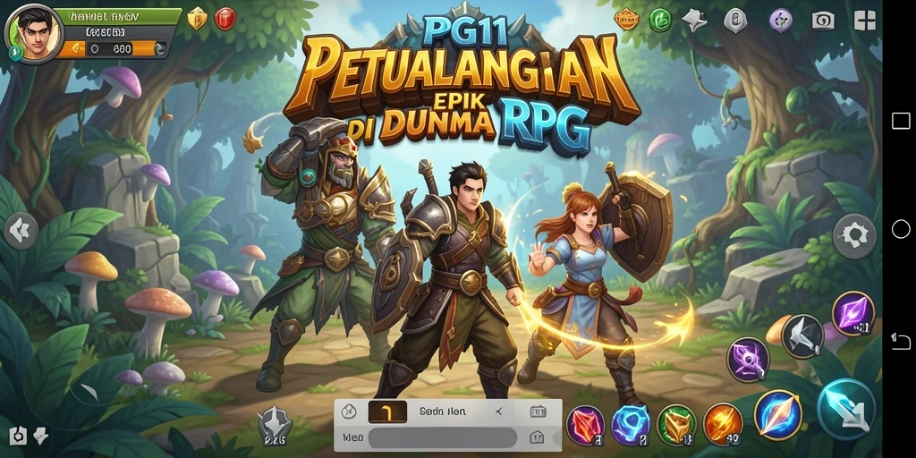 Tangkapan layar menunjukkan aksi dinamis dan grafik menarik di PG11.