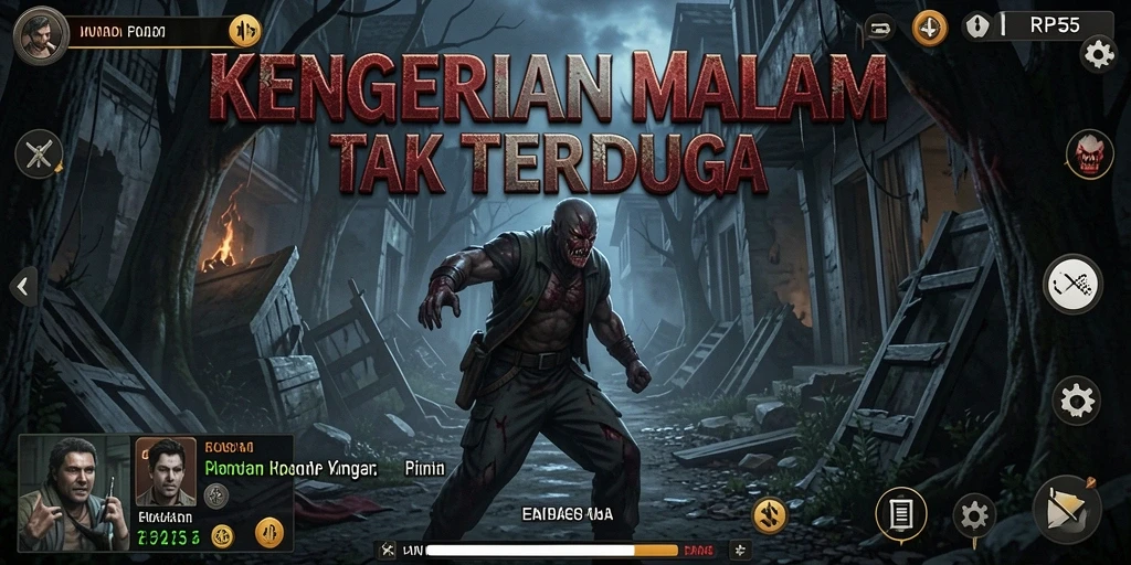 Gameplay horror RP55 yang menegangkan dan penuh ketegangan.