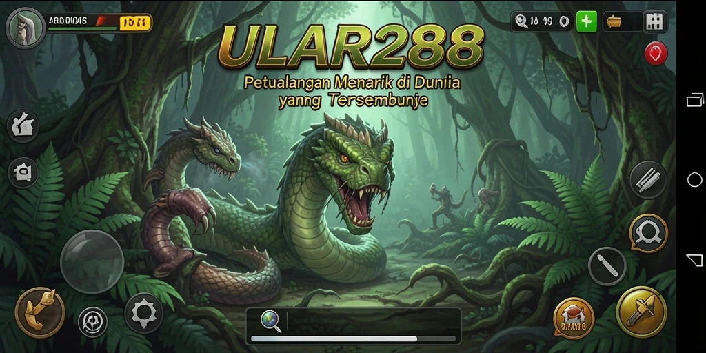 Screenshot utama ULAR288 menampilkan gameplay petualangan yang mendebarkan.